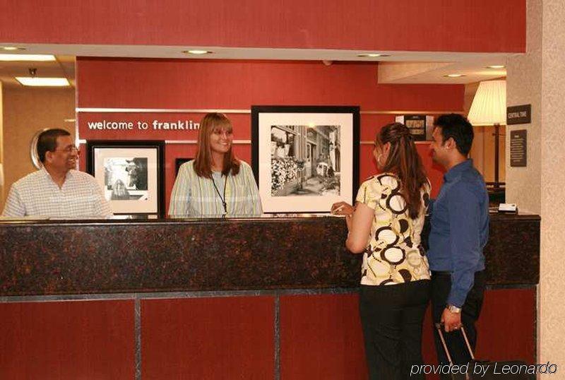 Hampton Inn Franklin Interieur foto